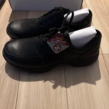 블랙 합성 피혁 드레스 신발 레이스업 교체 가능한 인솔 하나 더 포함