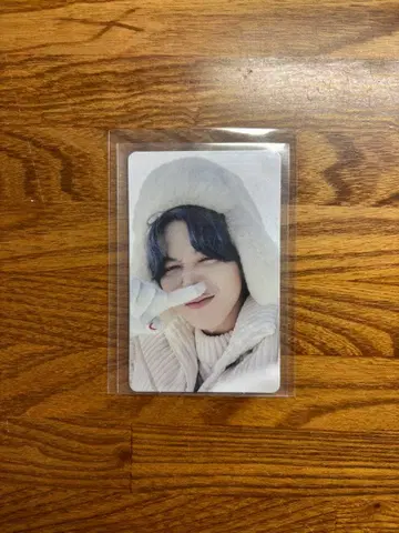 BTS 지민 윈터 패키지 양면 트레이딩 카드