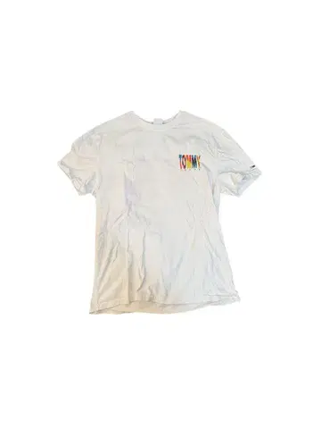TOMMY JEANS 컬러풀 로고 T셔츠 XL