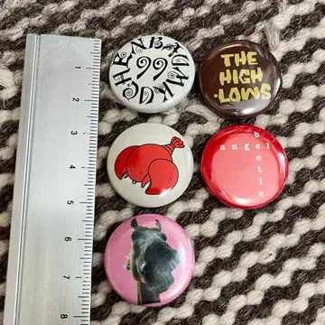 THE HIGH-LOWS 캔뱃지 5종 세트