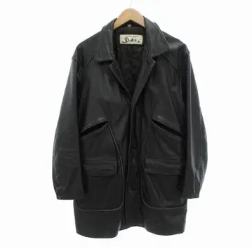 DISCO 램 가죽 코트 카 코트 미들 하프 40 남성용