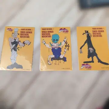 죠죠의 기묘한 모험 제3부 타워 레코드 콜라보 엽서