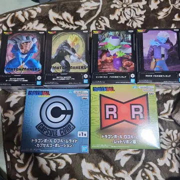 드래곤볼 로고 룸 라이트 패널 포함 피규어 등 일괄 세트