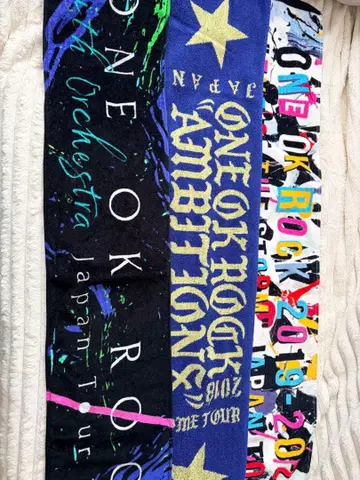 ONE OK ROCK 타월 3개
