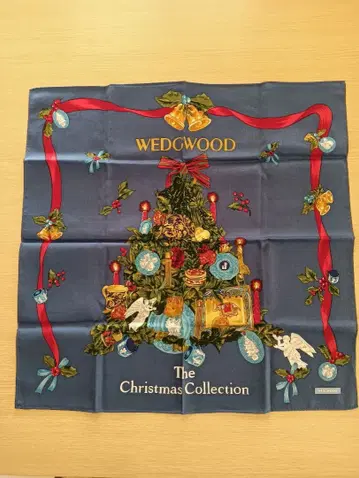 WEDGWOOD 크리스마스 컬렉션 대형 손수건