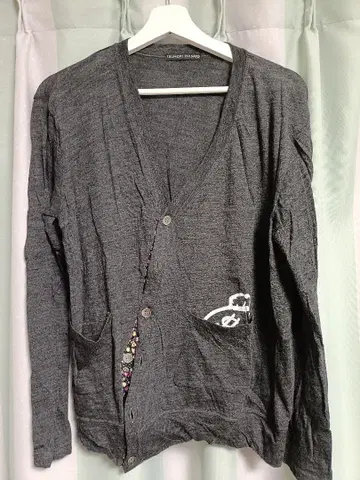 그레이 버튼 가디건 사이즈 2