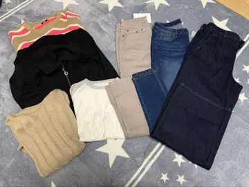 거의 미사용! 가을/겨울 여성용 빅 사이즈 7점