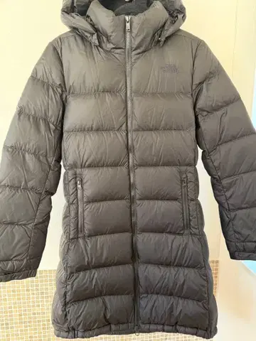 THE NORTH FACE 여성용 롱 다운 코트 블랙