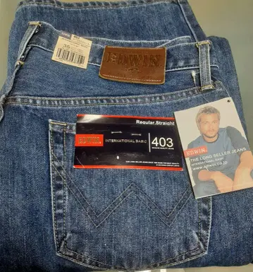 EDWIN 403 레귤러 스트레이트 35인치