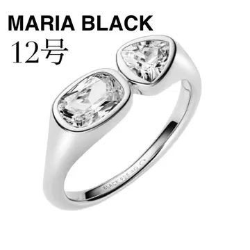 [새상품급] 마리아 블랙 MARIA BLACK 실버 반지 12호