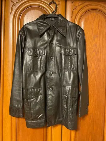 빈티지 남성용 가죽 자켓 (셔츠)