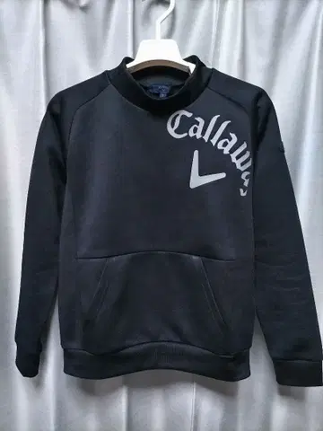 캘러웨이 모크넥 맨투맨 블랙