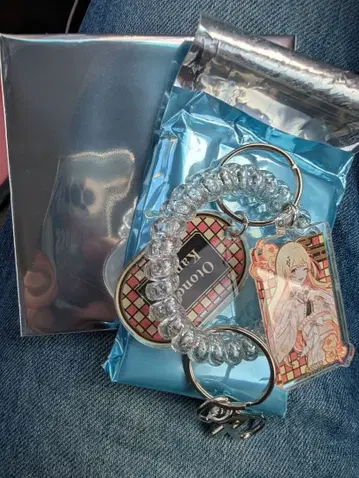 ReGLOSS 극락탕 콜라보 락커 키 스타일 키링 오토노세 카나데