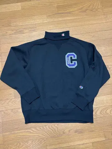 Champion 블랙 스웨터 X-LARGE