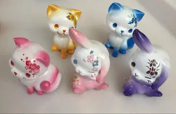 새상품급 키탄클럽 꽃고양이 하나네코 가챠 풀컴프 세트 익명 배송