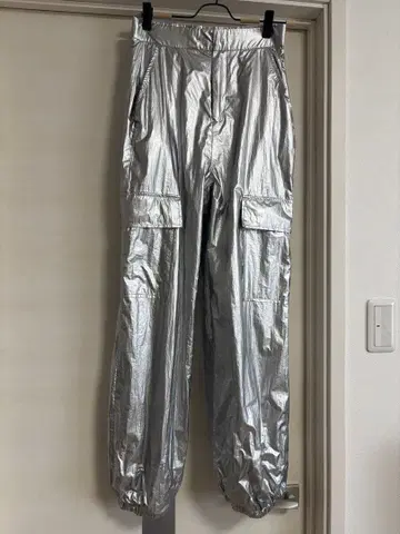 ETHROF 이사오브 카고 팬츠 실버