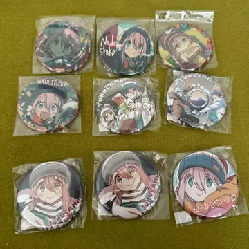 유루캠 카카미가하라 나데시코 캔뱃지 묶음 판매