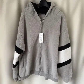 남성용 보아 블루종 후드 부착 XL