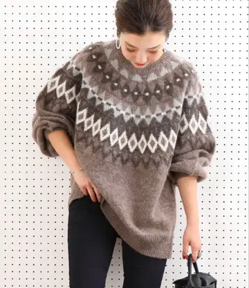 FREAK'S STORE 노르딕 무늬 니트