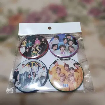 BTS Butter 캔뱃지 4개 세트