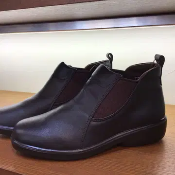 문스타 천연 가죽 숏부츠 23.0cm