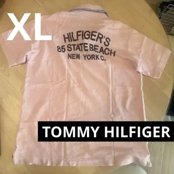 타미힐피거 핑크 피케 셔츠 XL