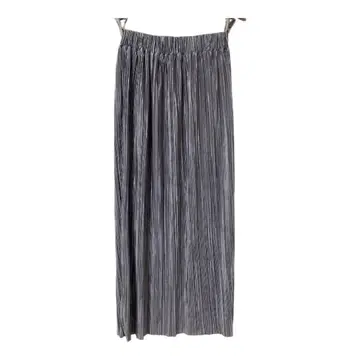 OLIVE des OLIVE 플리츠 스커트 샤인 퍼플 새상품급