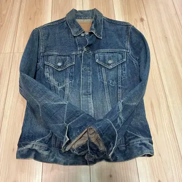 인디고 L 사이즈 데님 자켓