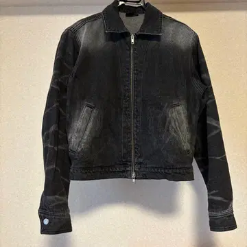 [IUGAMAKARAS]Wrinkle Washed Denim Jacket