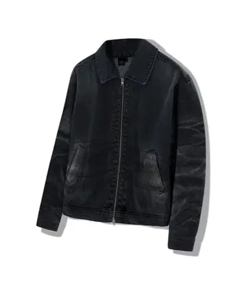 [IUGAMAKARAS]Wrinkle Washed Denim Jacket