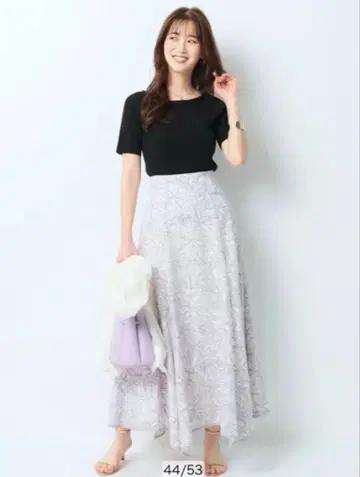 JUSGLITTY 클레마티스펄 스커트