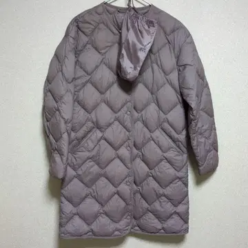 UNIQLO 울트라 라이트 다운 릴랙스 코트 베이지 S 사이즈 새상품급