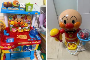 호빵맨 완구 세트 주방 노래 마이크