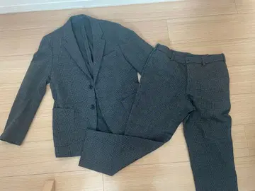 유니클로 UNIQLO 셋업 자켓 팬츠 그레이