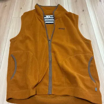AIGLE 플리스 자켓 L 사이즈 오렌지