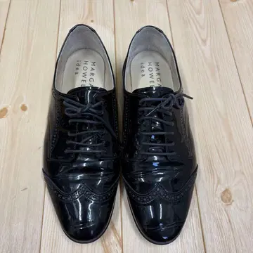 MARGARET HOWELL 블랙 레이스업 슈즈 본체