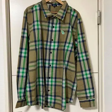 LRG 얇은 소재 체크 셔츠 2XL