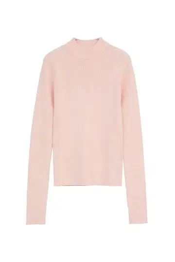 CLANE 미사용 새상품 H/N RIB KNIT TOPS 핑크 사이즈 1