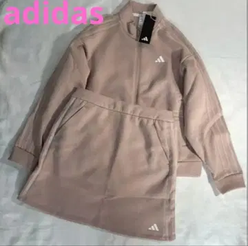 미사용 adidas 더스티 핑크 스웨트 셋업 속기모