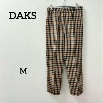 DAKS 닥스 체크 무늬 슬랙스 팬츠 여성용 트레디셔널