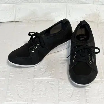 카니발 조이 웨지솔 슬립온 블랙 24cm