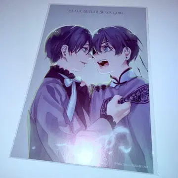 흑집사전 BLACK LABEL 메탈릭 엽서 시엘 도련님