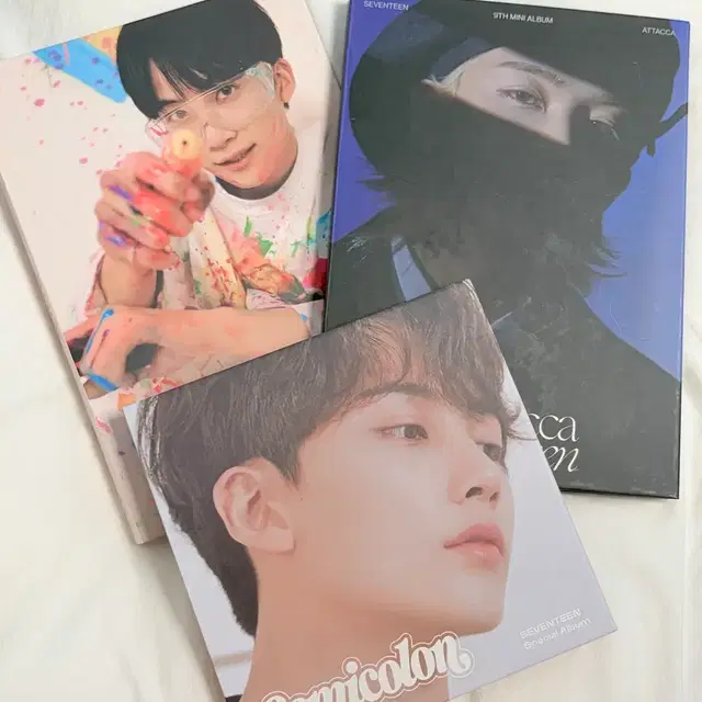 세븐틴 정한 세미콜론 개인반+패더썬/아타카 캐럿반 일괄 양도