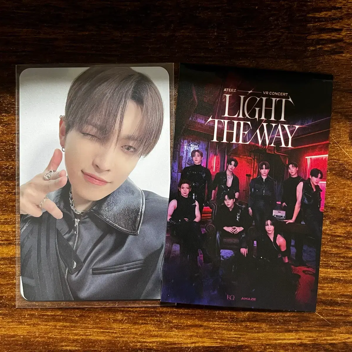 Ateez Hongjoong Light The Way VR pre-order benefit on Bunjang