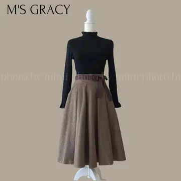 M'S GRACY 허리 리본 스커트