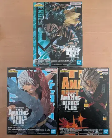 나의 히어로 아카데미아 피규어 THE AMAZING HEROES 3체