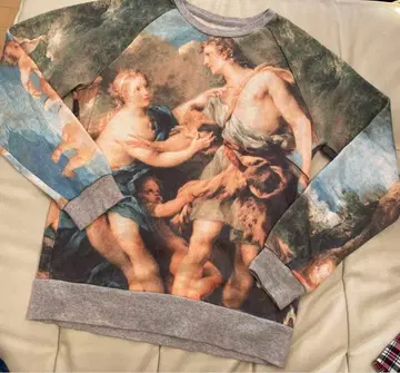 레어! ZARA 바로크풍 회화 프린트 트레이닝복