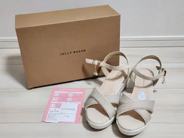 JELLY BEANS 베이지 웨지솔 샌들