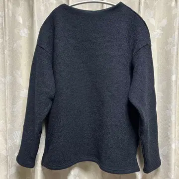 [ 새상품 ] DOORS 멜란지 속기모 보틀넥 풀오버 네이비 M