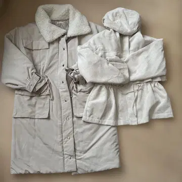 에버신스 보아 카라 부착 롱 코트 & 니코앤트 코듀로이 코트